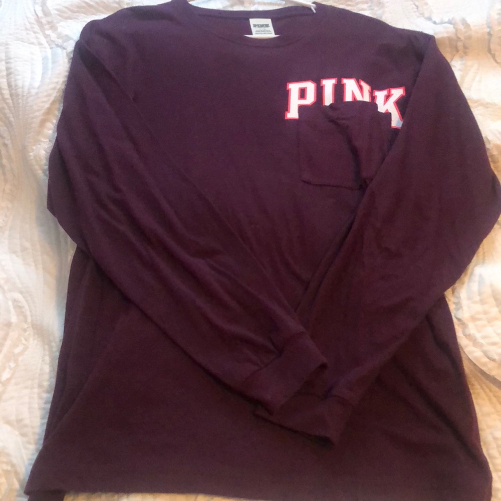 PINK maroon long sleeve